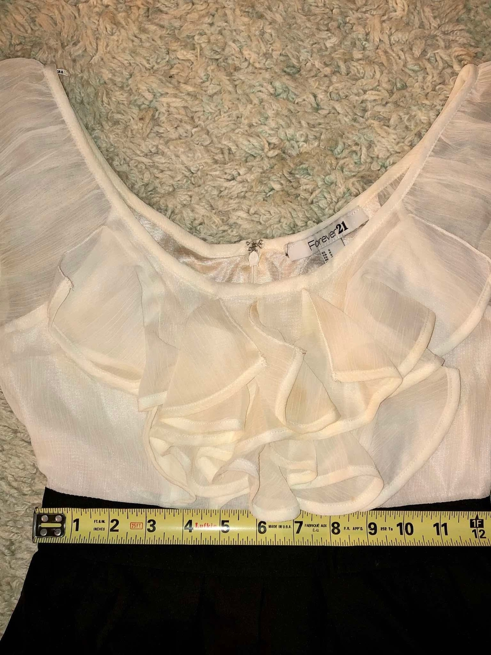 Forever 21 Colorblock Ruffle Dress - Picture 4 of 6